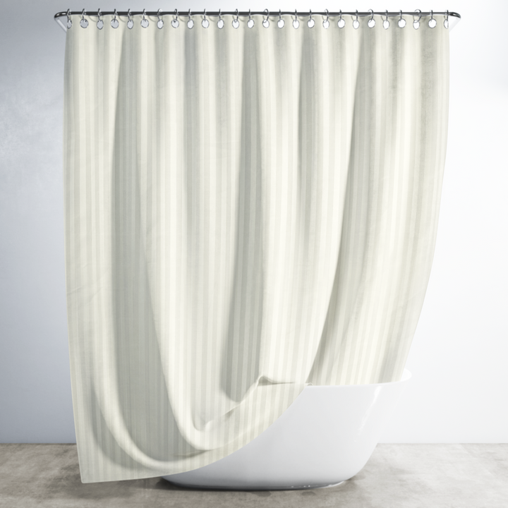 Hilton Waterproof Shower Curtain with Hooks