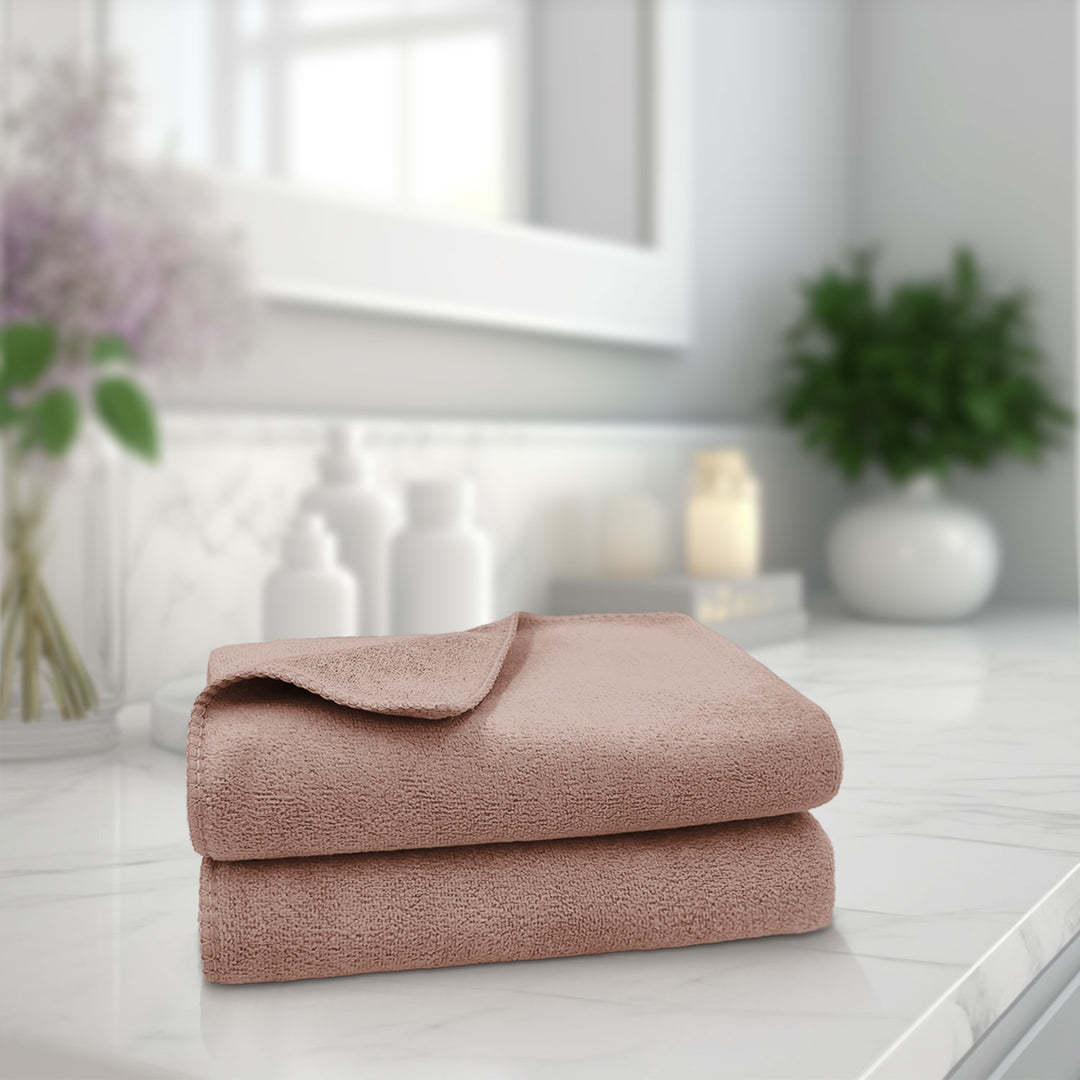 Beige Color Ultra Soft microfiber Towel with 450 GSM (Ultra-soft microfiber, 450 GSM, Superior quality, Highly Absorbent, Luxuriously Soft, Wide usage range, Lint resistant, Multiple Size Variations)