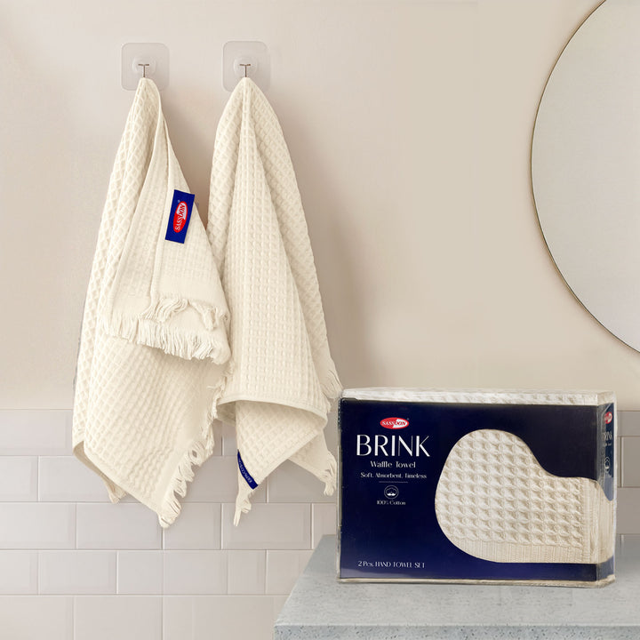 Brink 100% Cotton Premium Waffle Towel