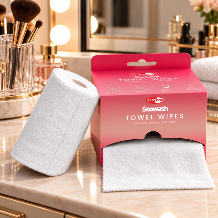Soowash Makeup Remover Towel Wipes (Pack of 2)