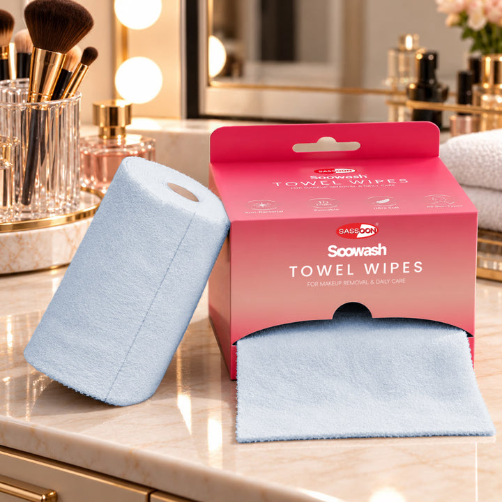 Soowash Makeup Remover Towel Wipes (Pack of 2)