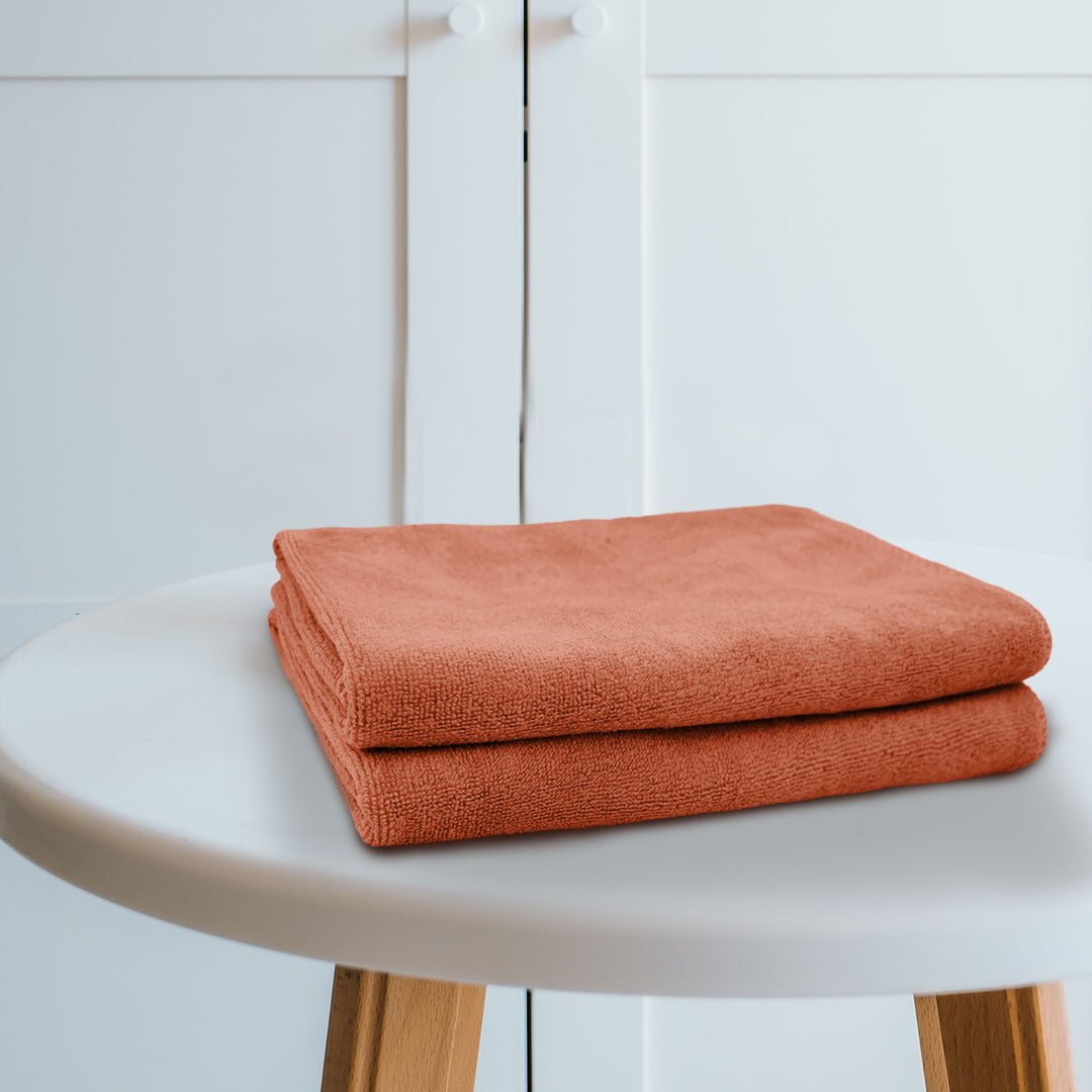 Caldezonia Microfiber Face Towel Pack in 450 GSM