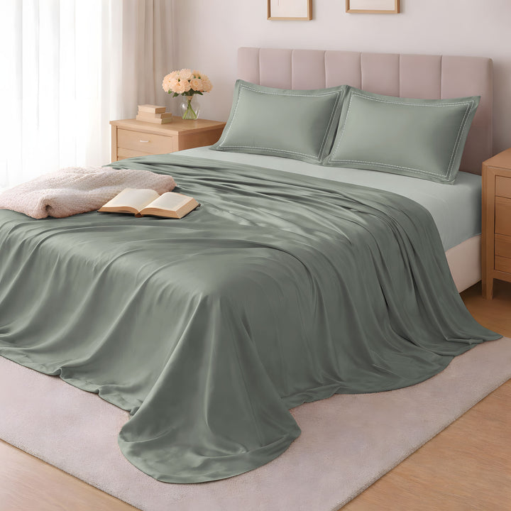 Spur 100% Bamboo Super King Size Bedsheet 500TC