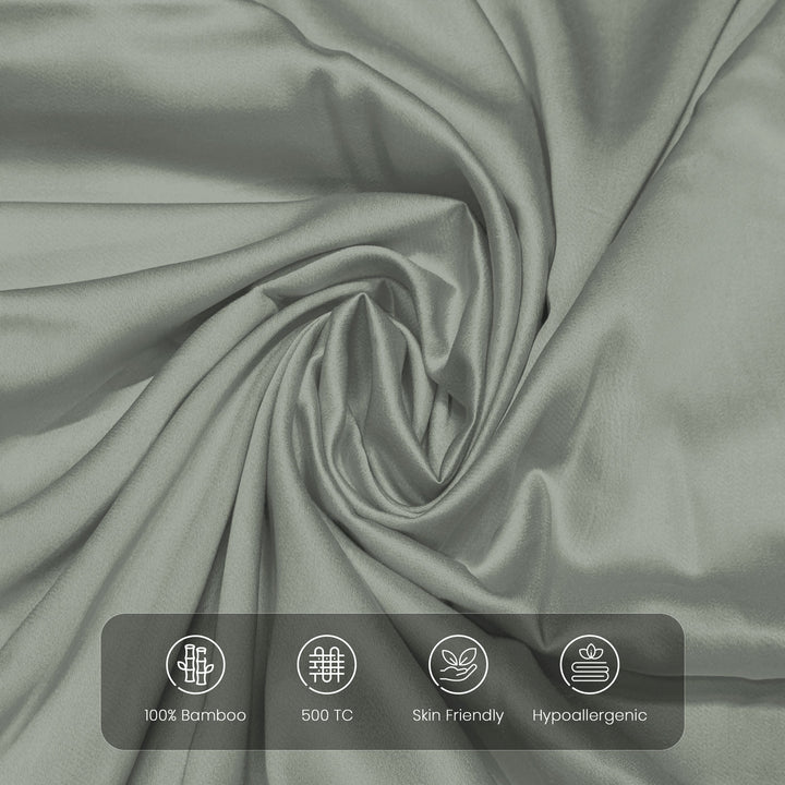 Spur 100% Bamboo Super King Size Bedsheet 500TC