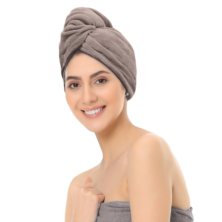 Caldezonia Microfiber Hair Wrap Towel