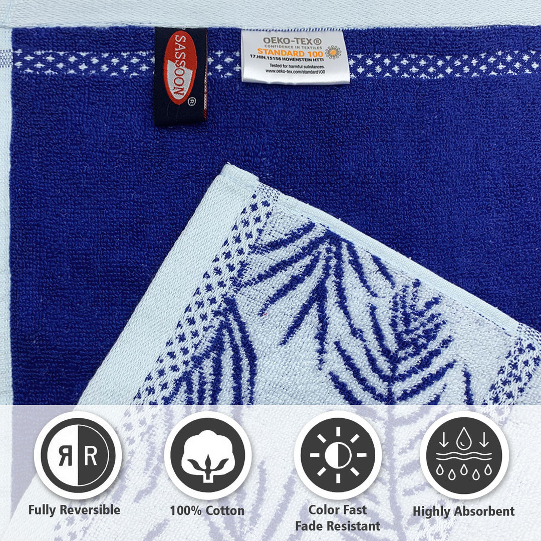 Light Blue Color Super Soft Zero Twist 100% Cotton Towel with 380 GSM ( 100% Cotton, Zero-Twist Fabric, Protection Against Mircrobial Allergies, Highly Absorbent, Lint and Fade Resistant)