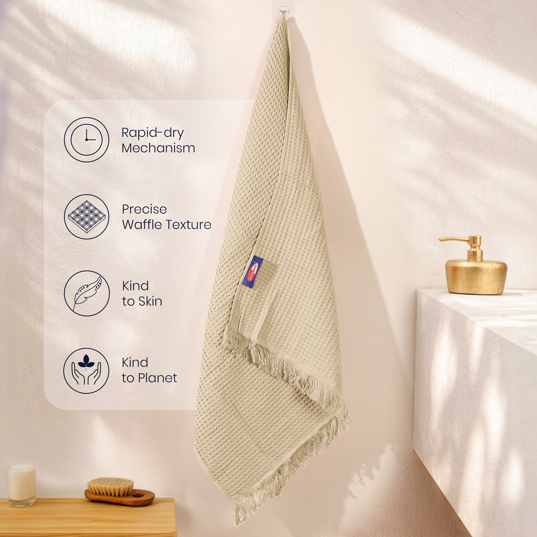 Brink 100% Cotton Premium Waffle Towel
