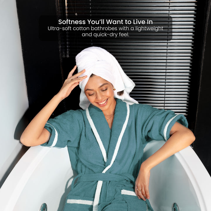 Melrose Unisex Cotton Bathrobe in 400 GSM
