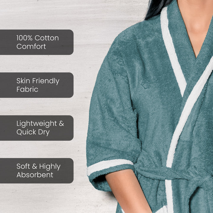Melrose Unisex Cotton Bathrobe in 400 GSM
