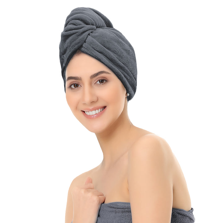 Caldezonia Microfiber Hair Wrap Towel