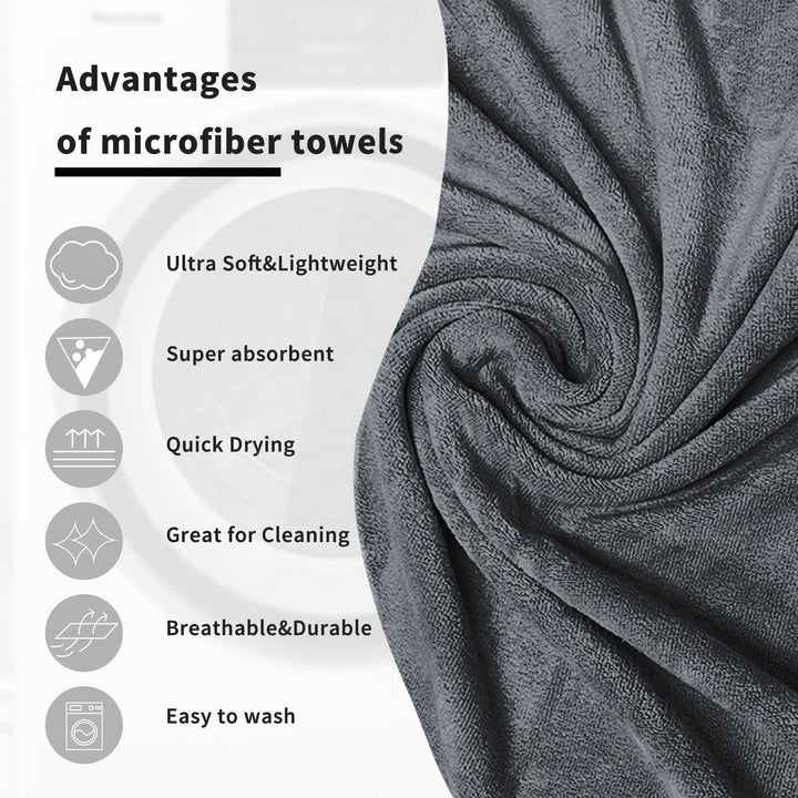 Caldezonia Microfiber Towels - 450 GSM