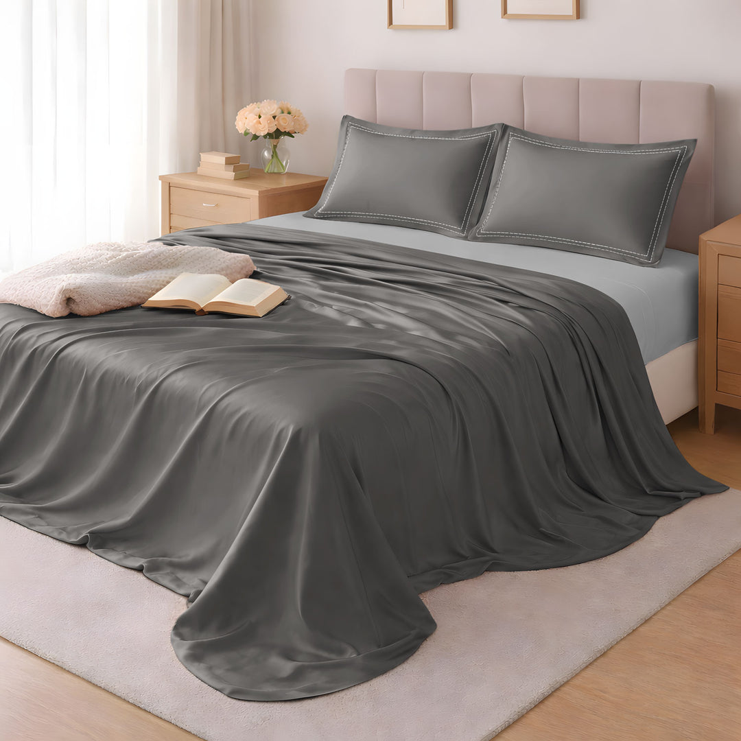 Spur 100% Bamboo Super King Size Bedsheet 500TC