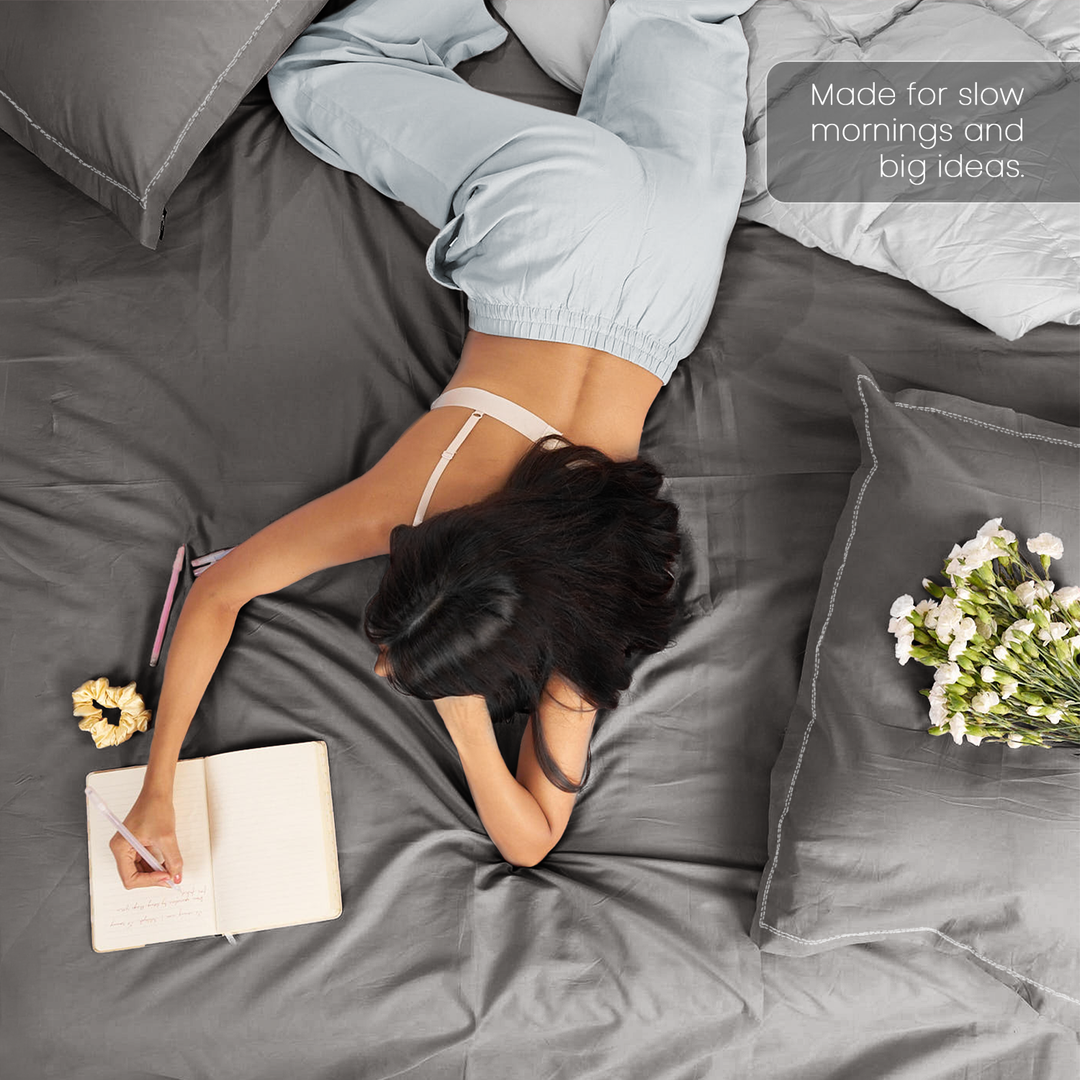 Spur 100% Bamboo Super King Size Bedsheet 500TC