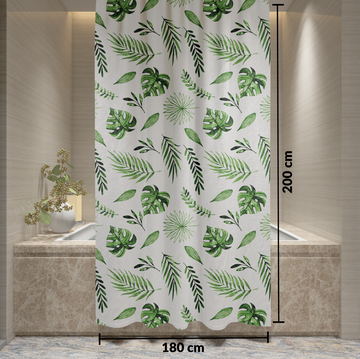 Frog Waterproof Shower Curtain Set with Hooks - Printed Bathroom Decoration  - Curtain Sets 