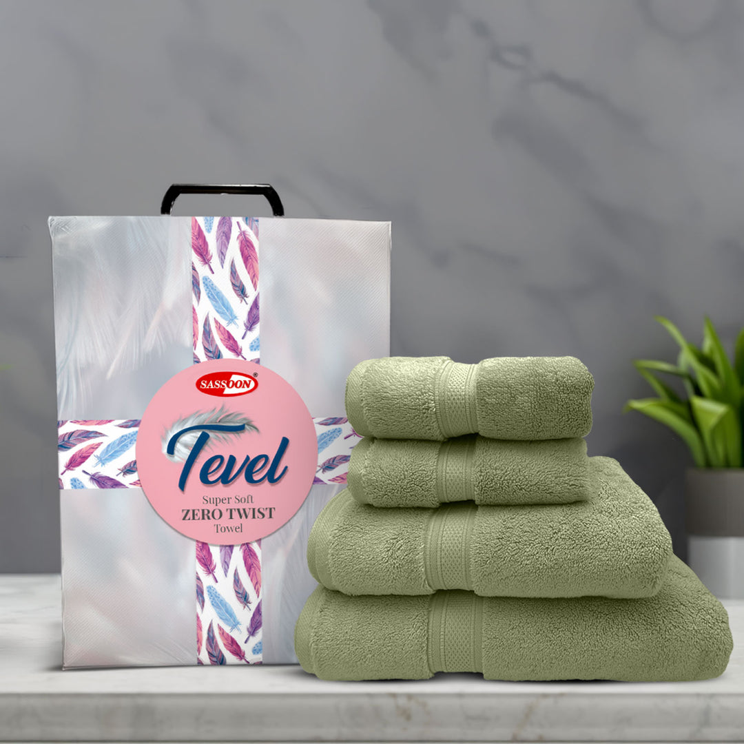 Tevel Zero Twist 100% Cotton Towel – 700 GSM