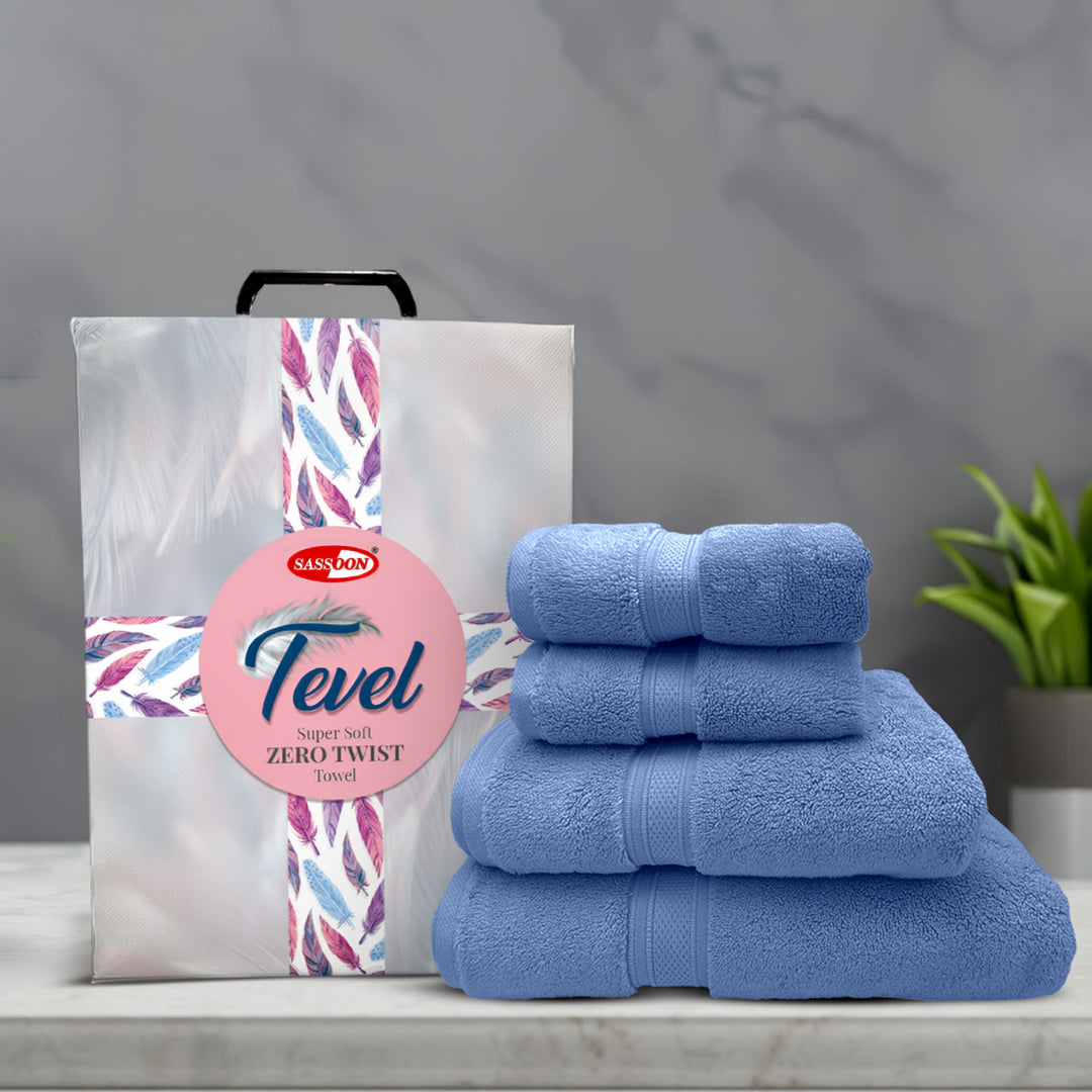 Tevel Zero Twist 100% Cotton Towel – 700 GSM