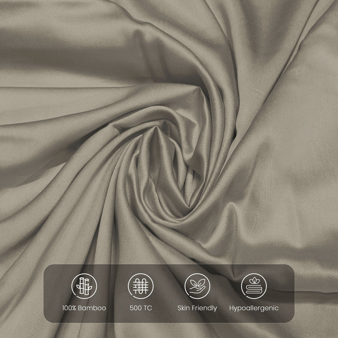 Spur 100% Bamboo Super King Size Bedsheet 500TC