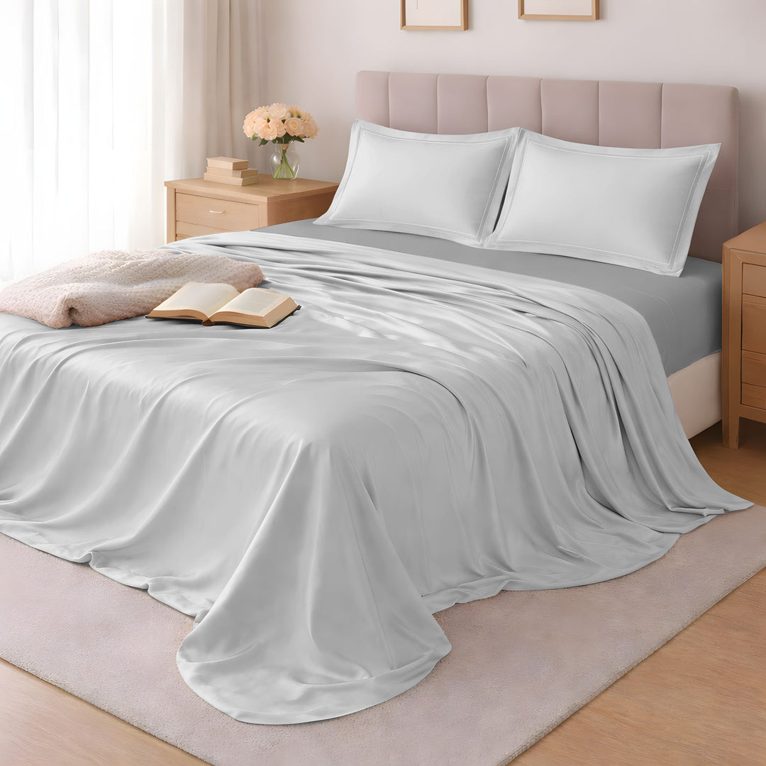 Spur 100% Bamboo Super King Size Bedsheet 500TC