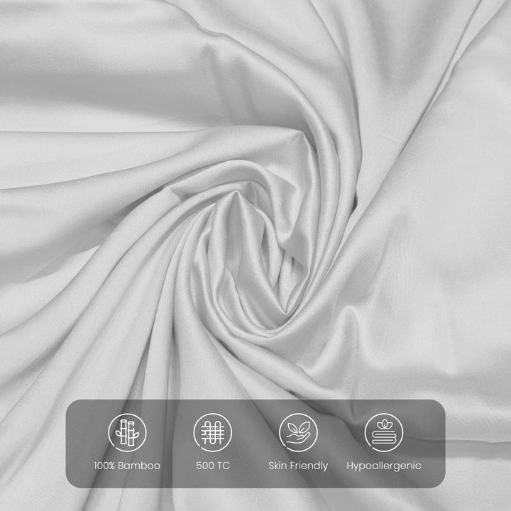 Spur 100% Bamboo Super King Size Bedsheet 500TC