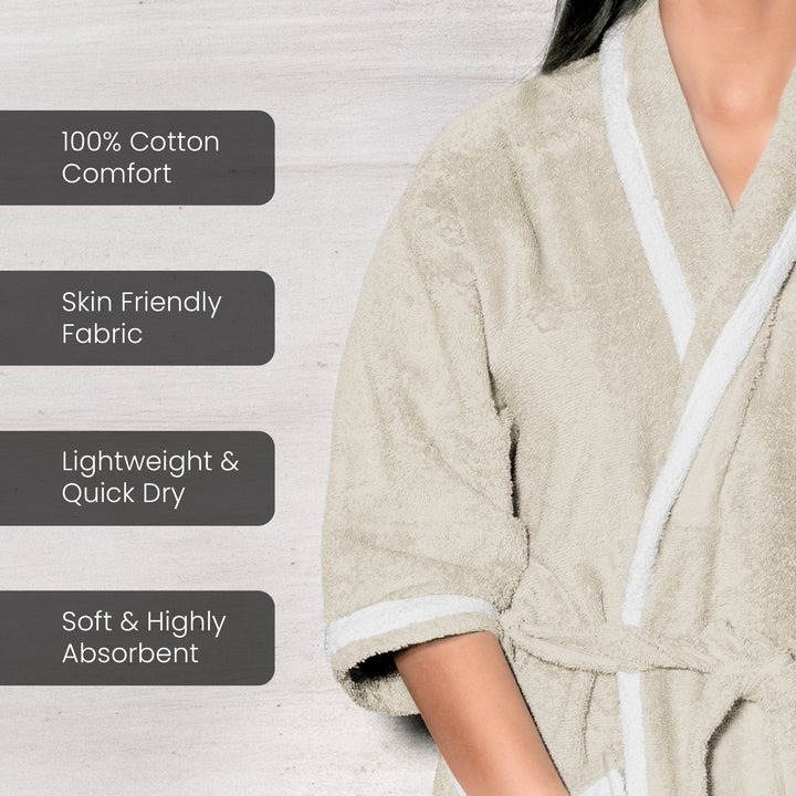 Melrose Unisex Cotton Bathrobe in 400 GSM