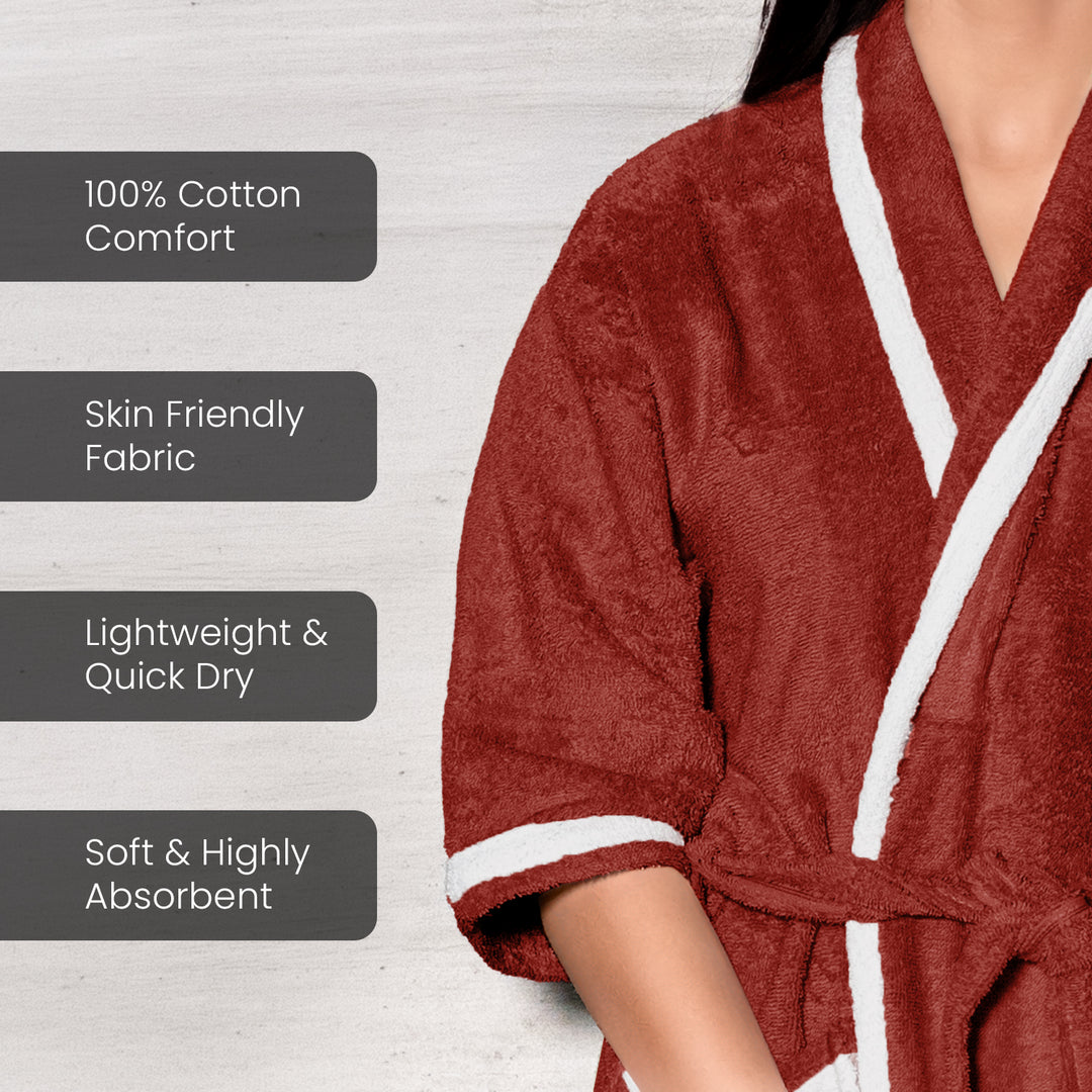 Melrose Unisex Cotton Bathrobe in 400 GSM