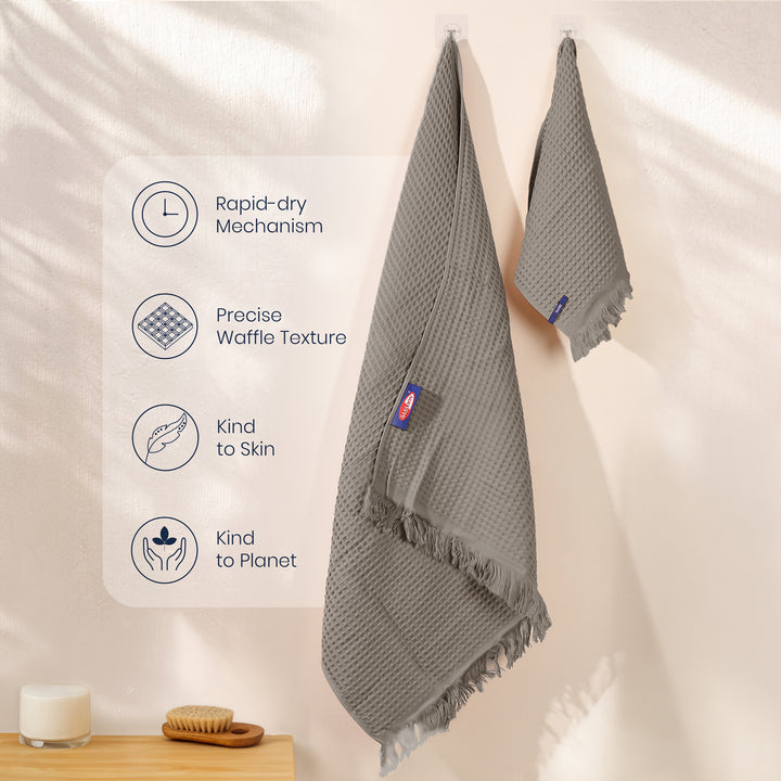 Brink 100% Cotton Premium Waffle Towel