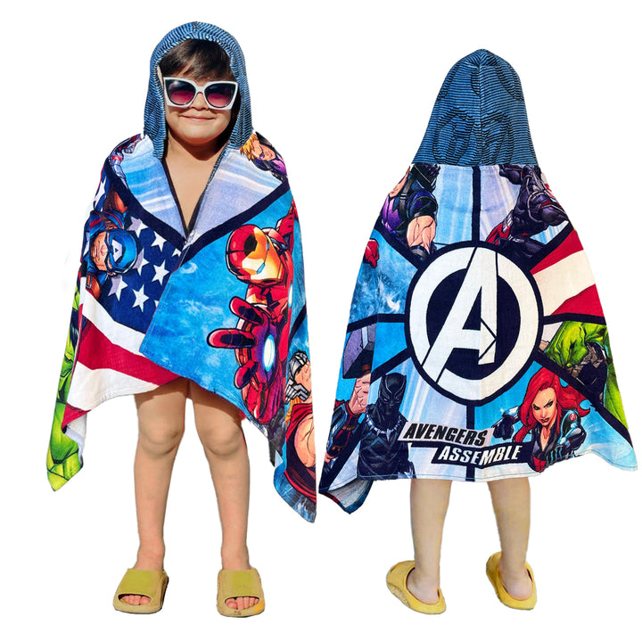 Avengers Kids Hooded Towel in 400 GSM