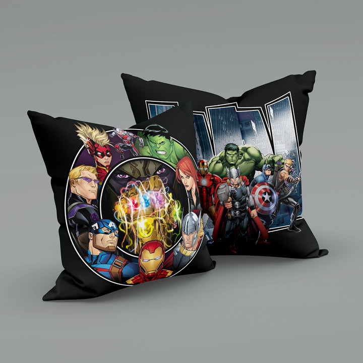 Marvel Kids Double Bedsheet & Cushion Combo