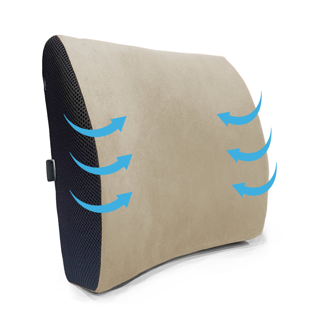 Memory Foam Orthopedic Back Support Cushion