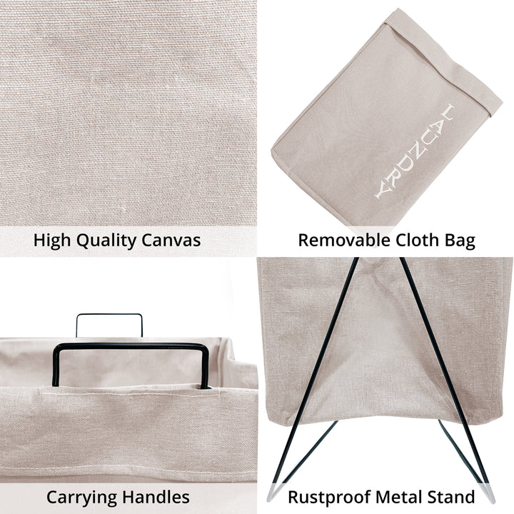 Canvas Foldable Laundry Bag