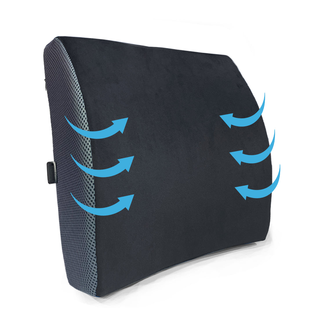 High Density Memory Foam Chair back cushion, Our ergonomically designed Memory Foam Orthopedic Back Support Cushion provides a soft, comfortable area to rest your back, keeping your spine in proper alignment and improving your posture. It follows your back's natural curve, easing pressure and giving you better posture.