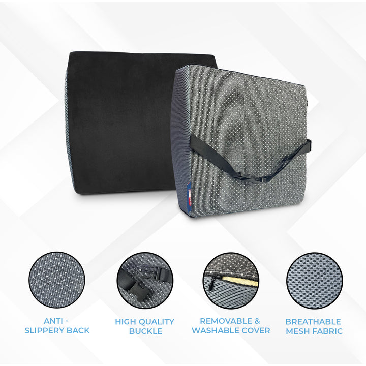 Memory Foam Orthopedic Back Support Cushion