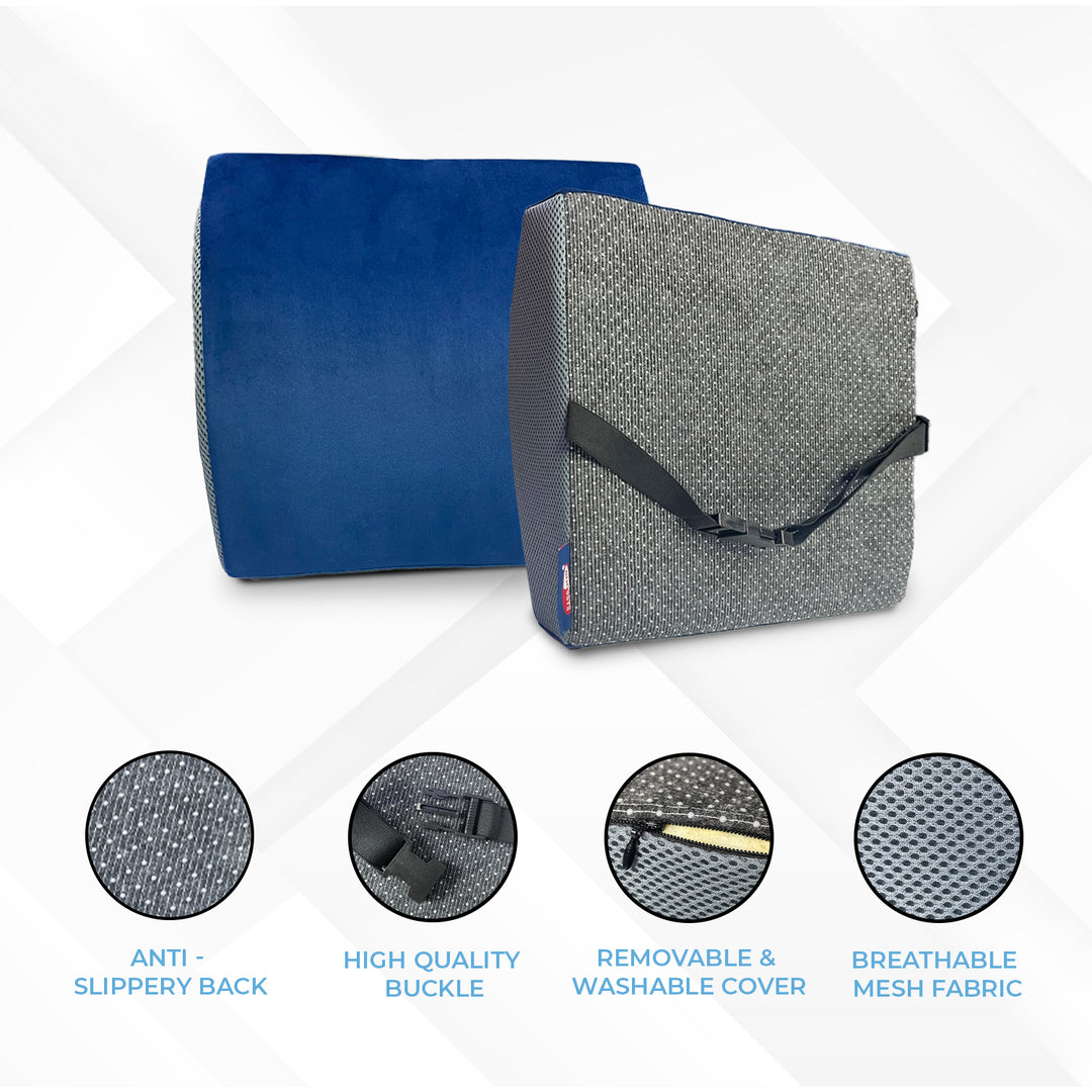 Memory Foam Orthopedic Back Support Cushion