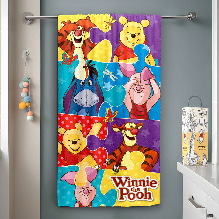 Disney Winnie The Pooh Kids Bath Towel