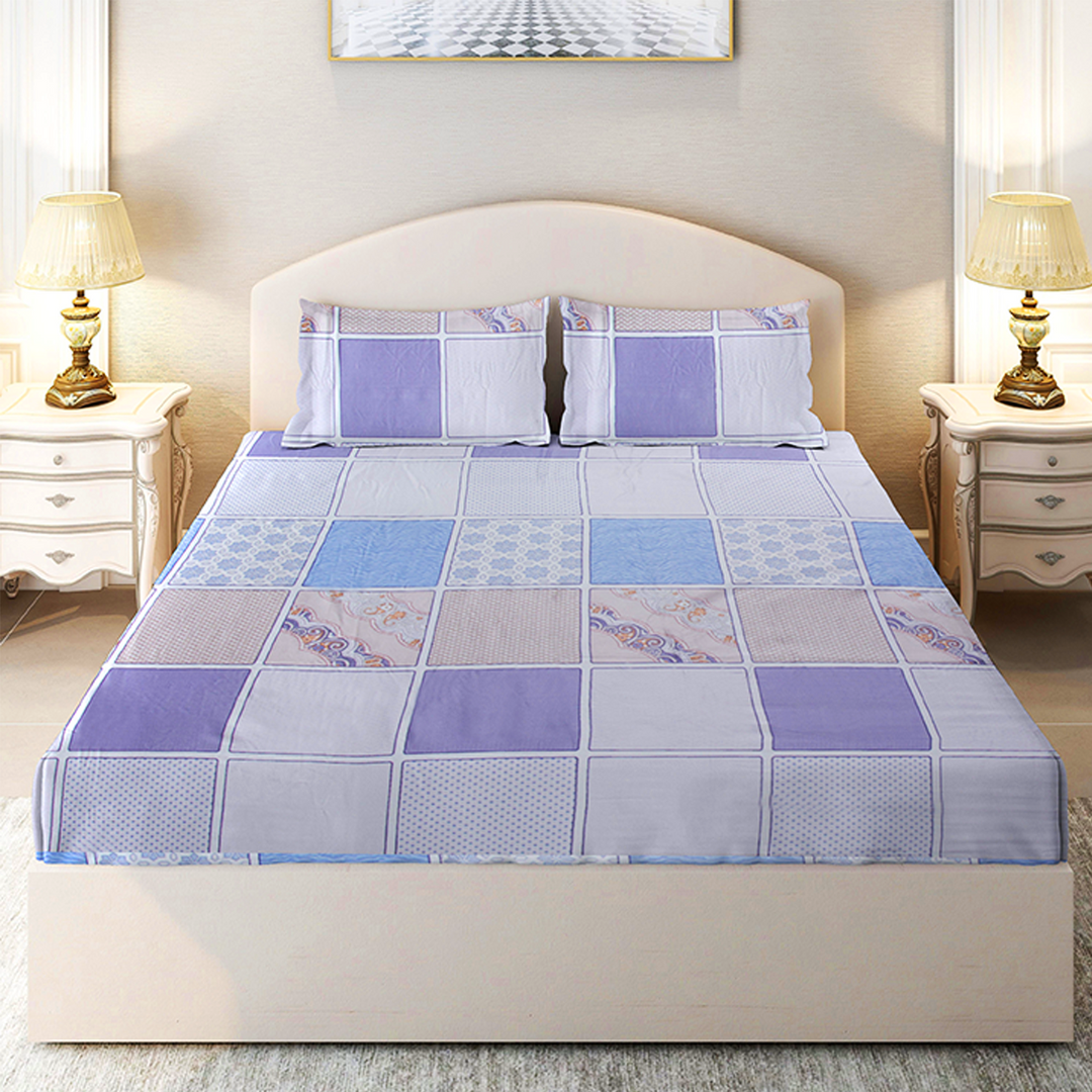 Chakrata 100% Cotton Printed Bedsheet - 1200 TC