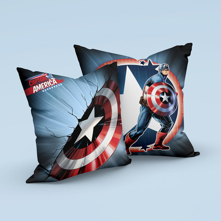 Marvel Captain America Reversible Cushion Cover (Pack of 1)