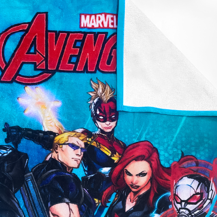 Avengers Kids Bath Towel - Blue