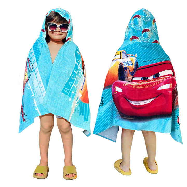 Cars Kids Hooded Towel in 400 GSM