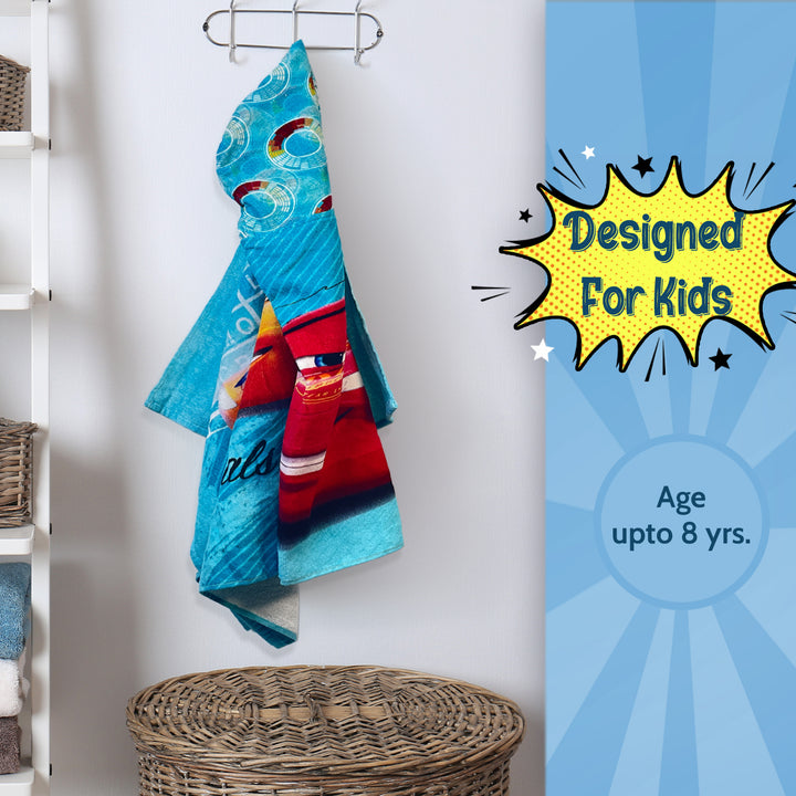 Cars Kids Hooded Towel in 400 GSM