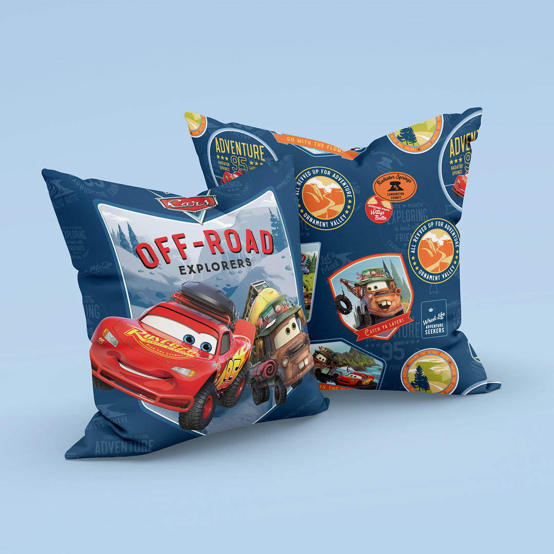 Disney Pixar Cars Reversible Cushion Cover (Pack of 1)