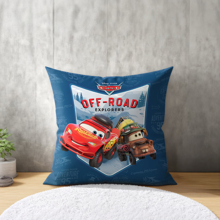 Disney Pixar Cars Reversible Cushion Cover (Pack of 1)