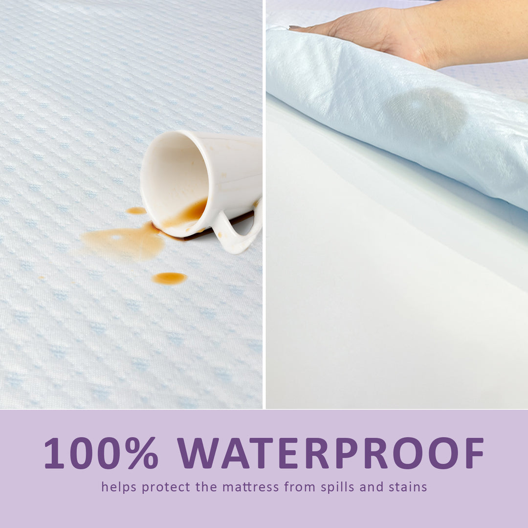 Wedelia Jacquard Weave Waterproof King Size Mattress Protector