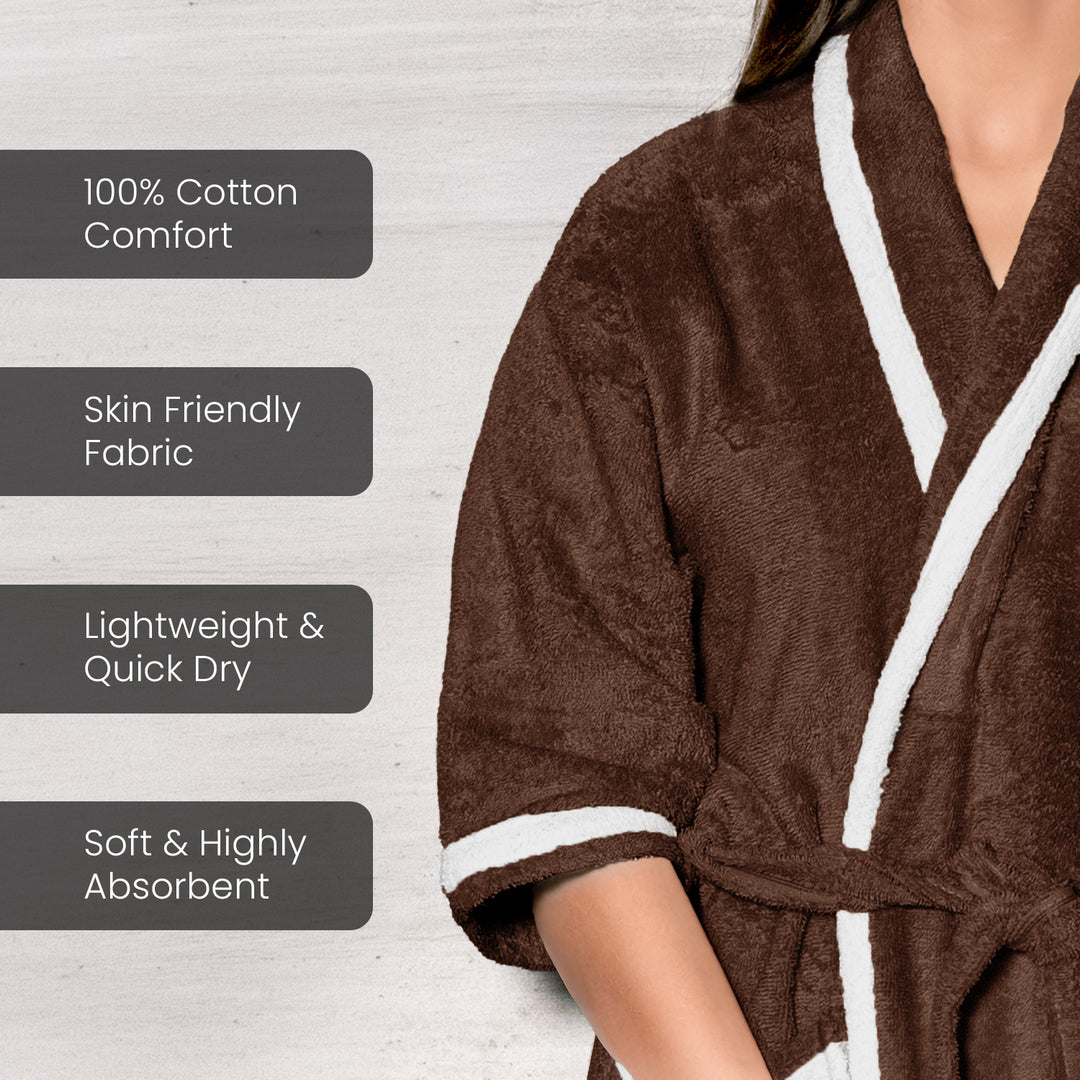 Melrose Unisex Cotton Bathrobe in 400 GSM