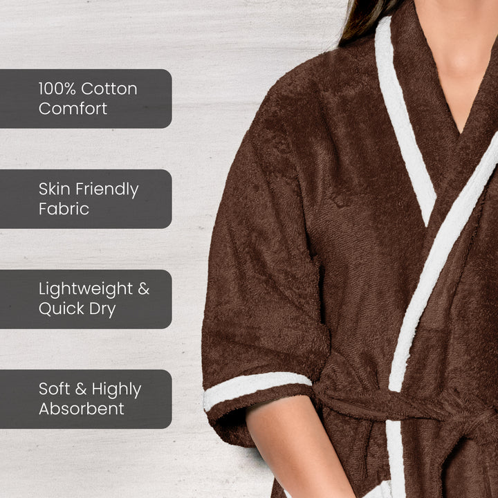 Melrose Unisex Cotton Bathrobe in 400 GSM