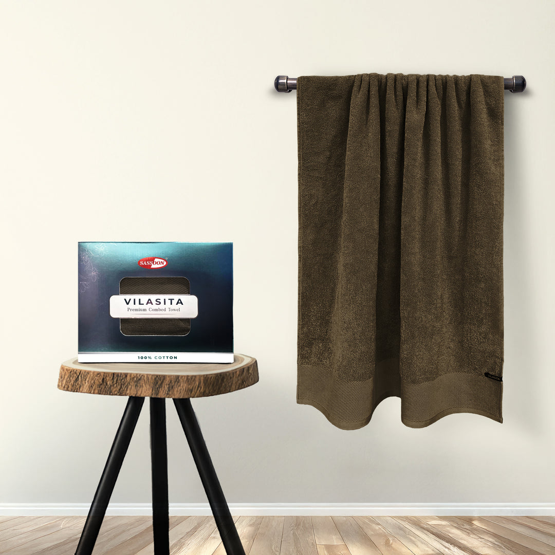 Vilasita Combed Cotton Bath Towel in 650 GSM