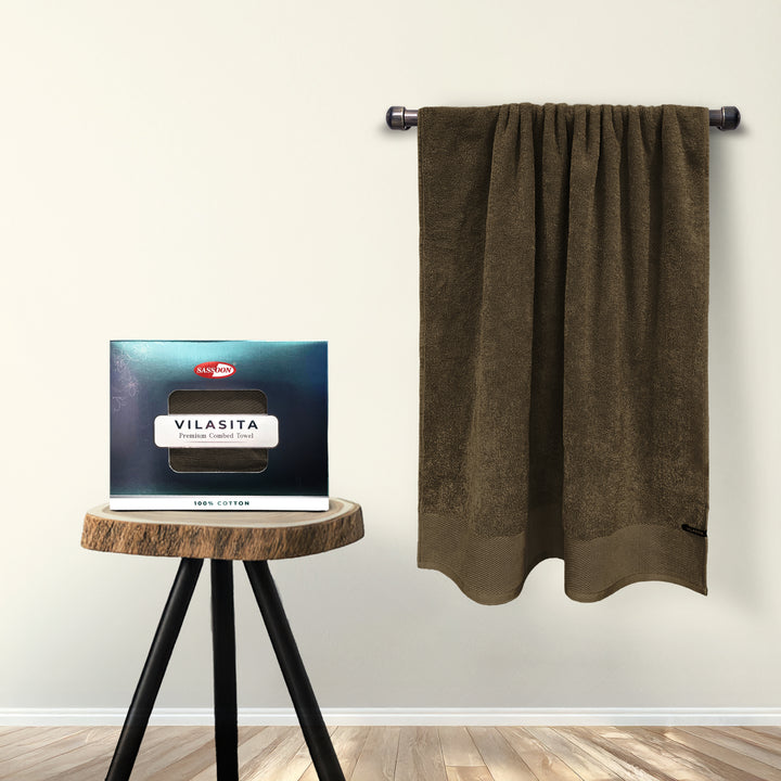 Vilasita Combed Cotton Bath Towel in 650 GSM