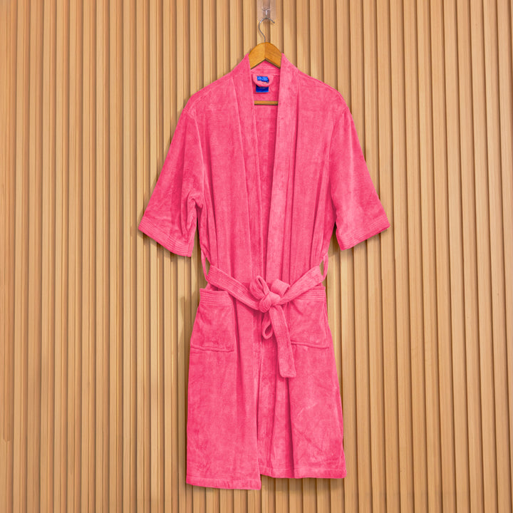 Caldezonia Unisex Microfiber Bathrobe with Slippers