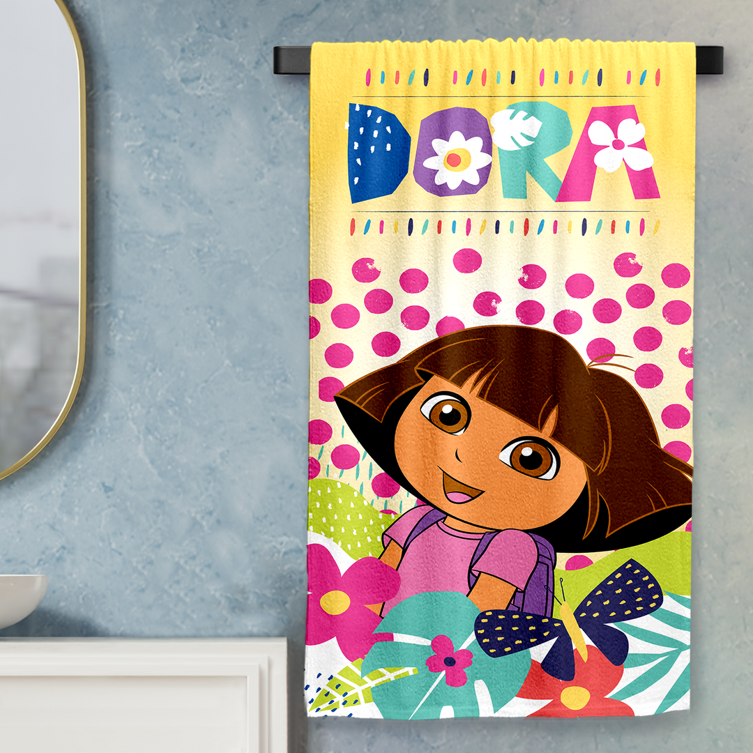 Dora Kids Bath Towel & Hand Towel Combo