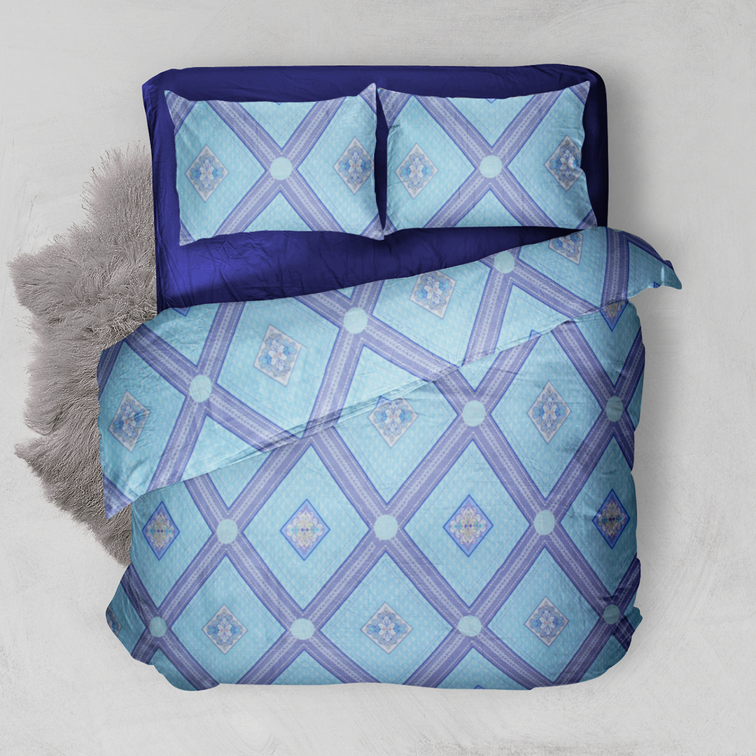 Chakrata 100% Cotton Printed Bedsheet - 1200 TC