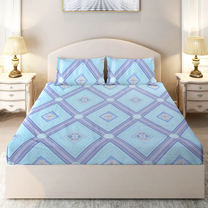 Chakrata 100% Cotton Printed Bedsheet - 1200 TC